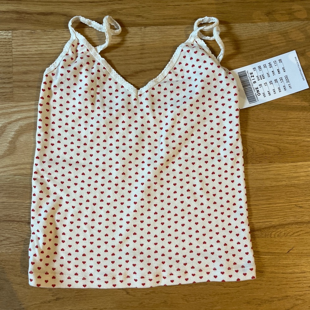 Brandy Melville Heart Tank